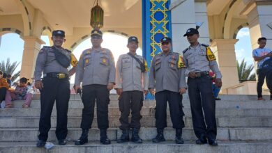Kapolsek Rambah AKP Syarifuddin SH.Dan Anggota